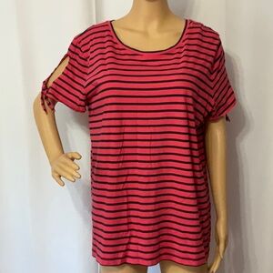Nautica Stripped Women Tops Size XXL